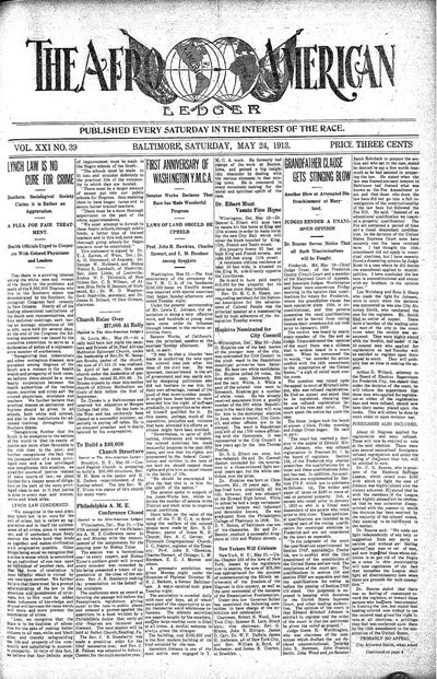 The Afro-American, May 24, 1913