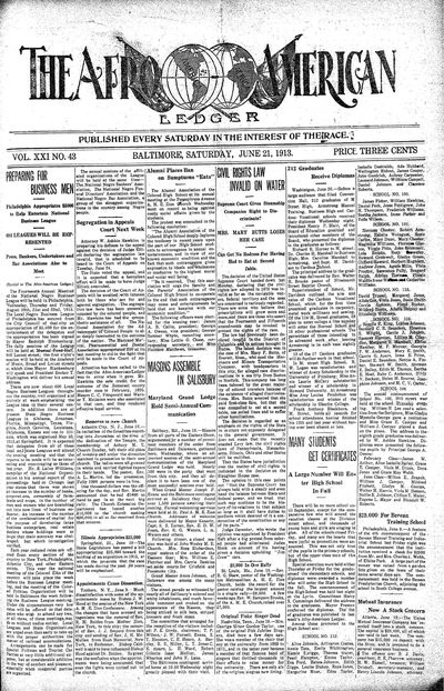 The Afro-American, Jun 21, 1913