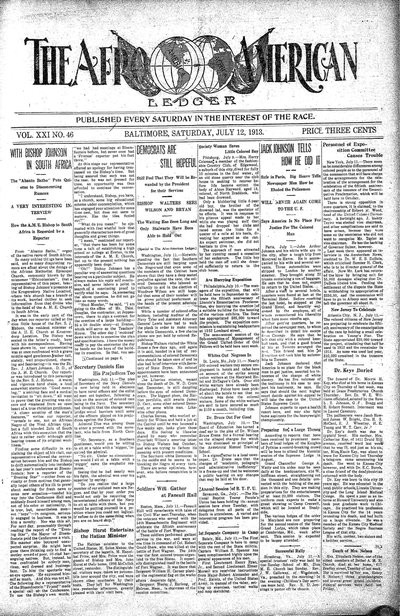The Afro-American, Jul 12, 1913