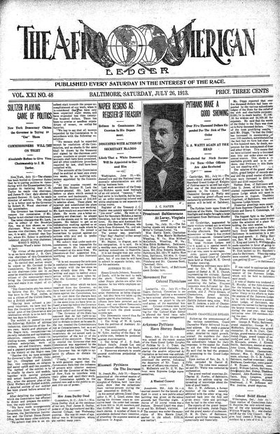 The Afro-American, Jul 26, 1913