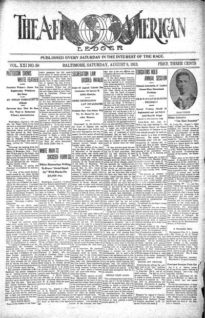 The Afro-American, Aug 9, 1913