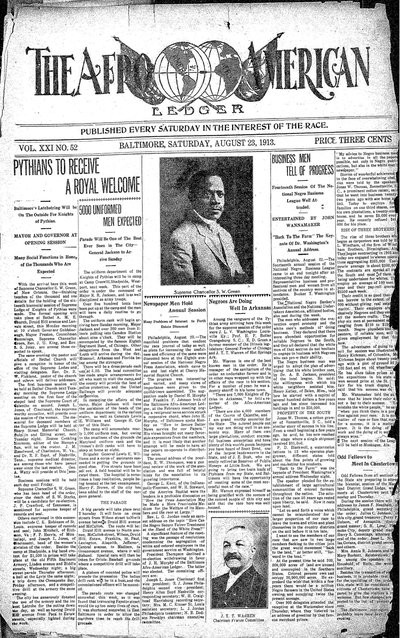 The Afro-American, Aug 23, 1913