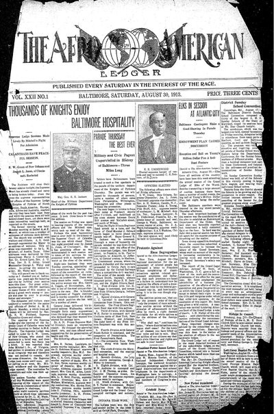 The Afro-American, Aug 30, 1913