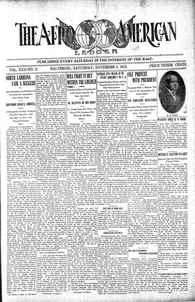 The Afro-American, Nov 8, 1913