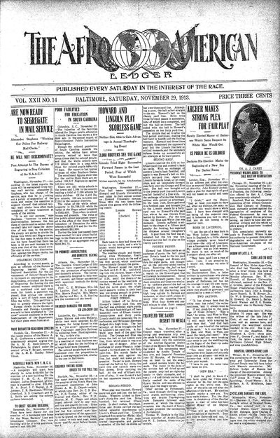 The Afro-American, Nov 29, 1913