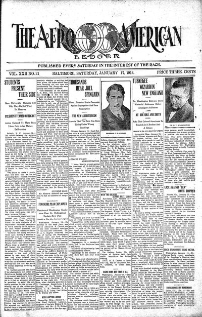 The Afro-American, Jan 17, 1914