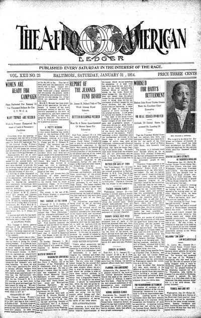 The Afro-American, Jan 31, 1914