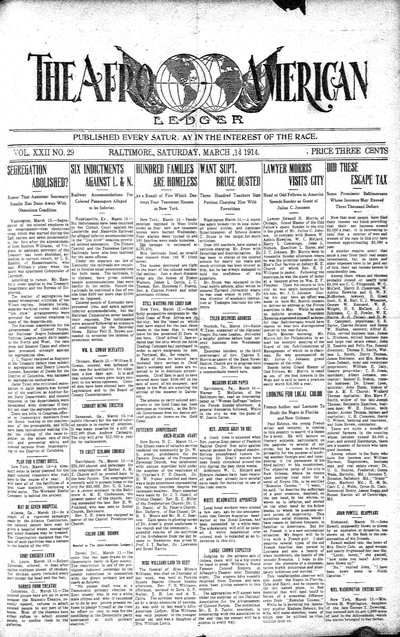 The Afro-American, Mar 14, 1914