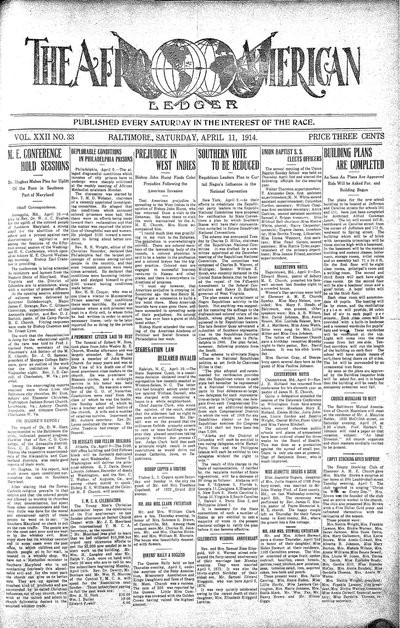 The Afro-American, Apr 11, 1914