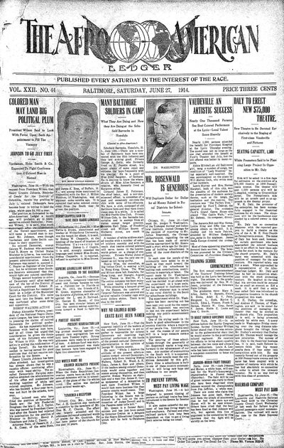 The Afro-American, Jun 27, 1914