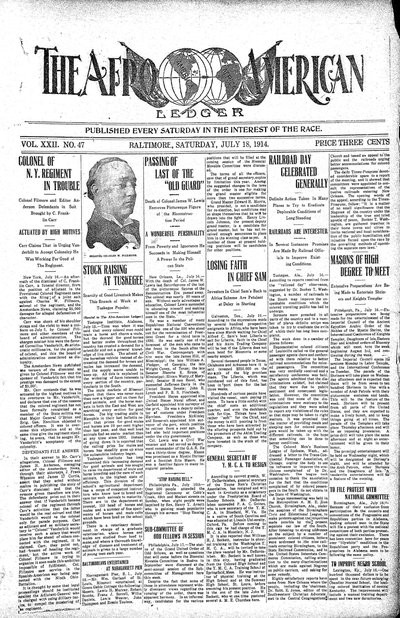 The Afro-American, Jul 18, 1914