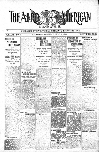 The Afro-American, Jul 25, 1914