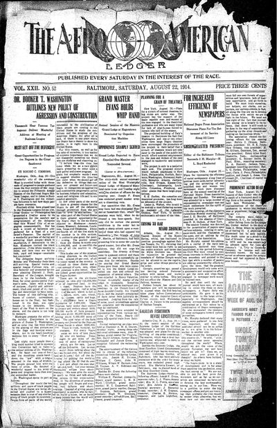 The Afro-American, Aug 22, 1914