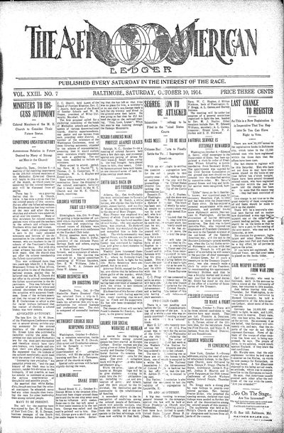 The Afro-American, Oct 10, 1914