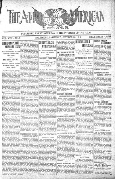 The Afro-American, Oct 24, 1914
