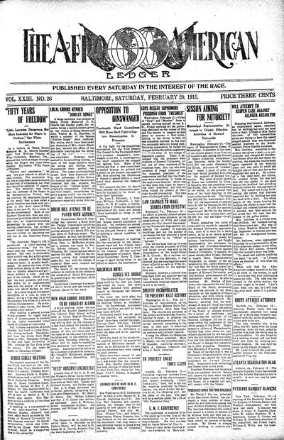 The Afro-American, Feb 20, 1915