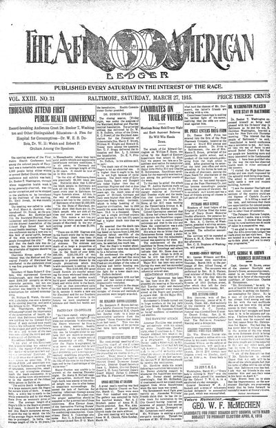 The Afro-American, Mar 27, 1915