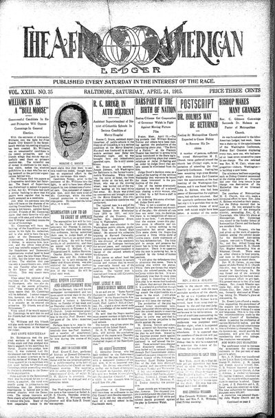 The Afro-American, Apr 24, 1915