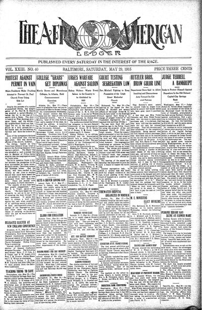 The Afro-American, May 29, 1915