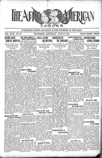 The Afro-American, Jun 19, 1915