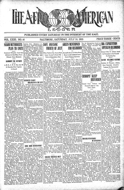 The Afro-American, Jul 10, 1915