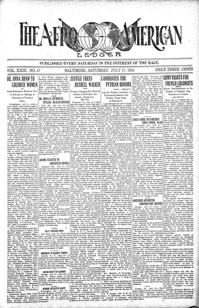 The Afro-American, Jul 17, 1915