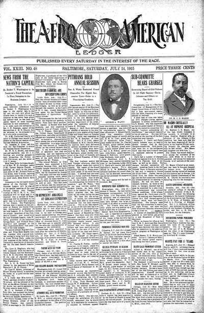 The Afro-American, Jul 24, 1915
