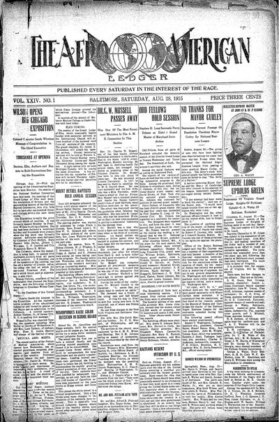 The Afro-American, Aug 28, 1915