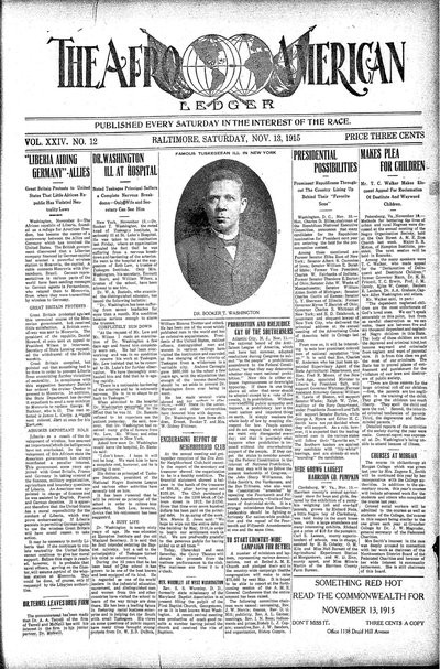The Afro-American, Nov 13, 1915
