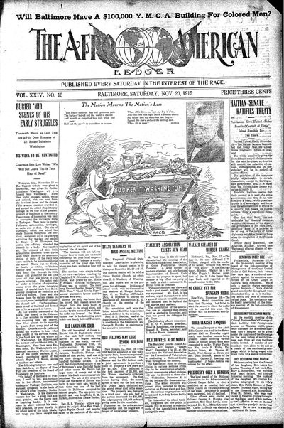 The Afro-American, Nov 20, 1915