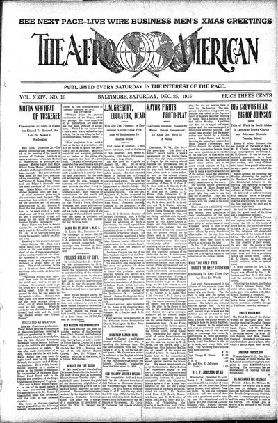 The Afro-American, Dec 25, 1915