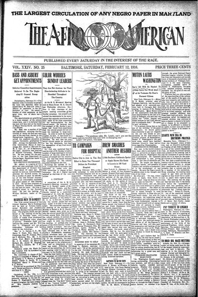 The Afro-American, Feb 12, 1916