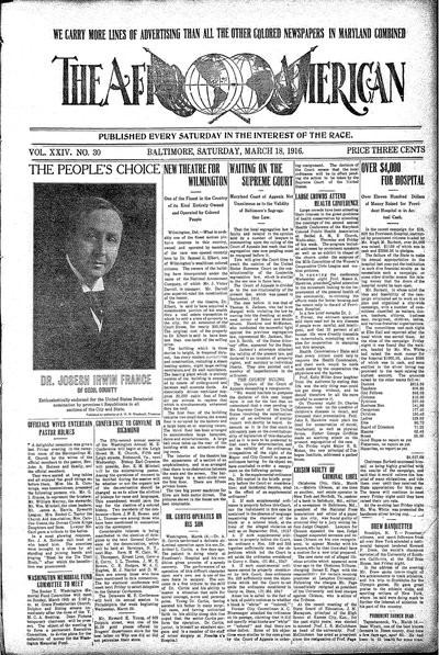 The Afro-American, Mar 18, 1916