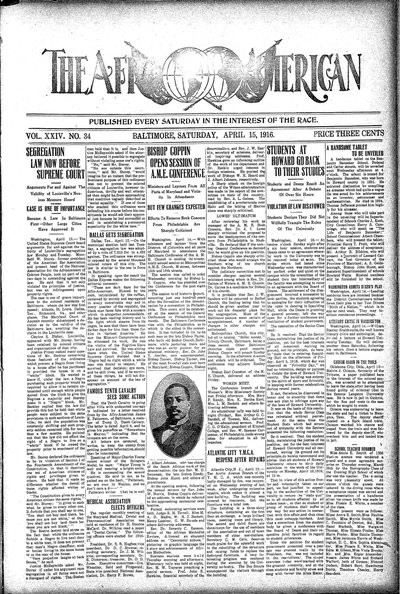 The Afro-American, Apr 15, 1916