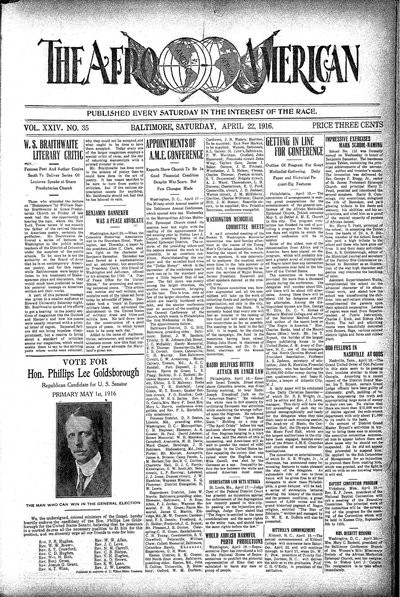 The Afro-American, Apr 22, 1916