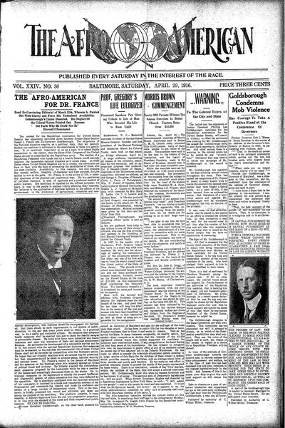 The Afro-American, Apr 29, 1916