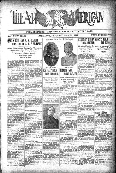 The Afro-American, May 20, 1916