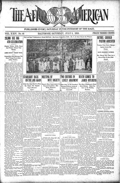 The Afro-American, Jul 8, 1916