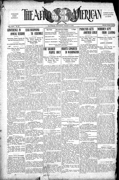 The Afro-American, Aug 19, 1916