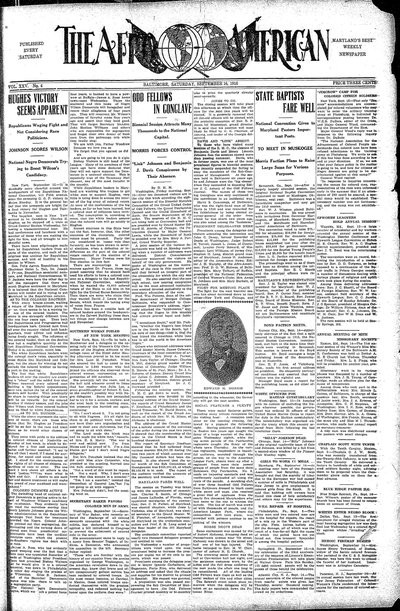 The Afro-American, Sep 16, 1916