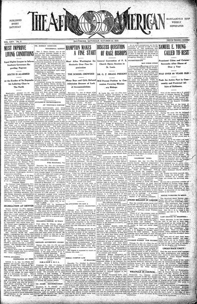 The Afro-American, Oct 14, 1916