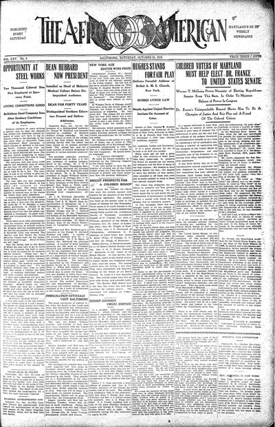 The Afro-American, Oct 21, 1916