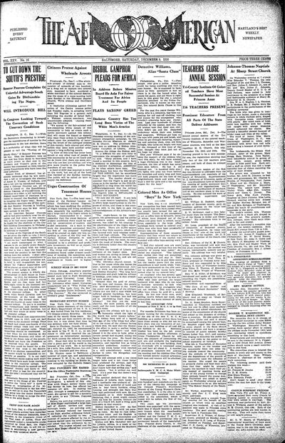The Afro-American, Dec 9, 1916