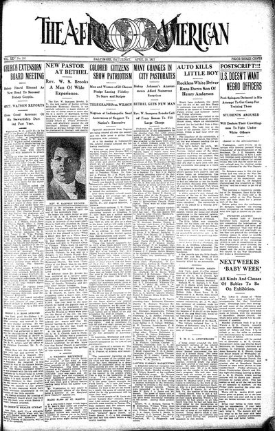 The Afro-American, Apr 28, 1917