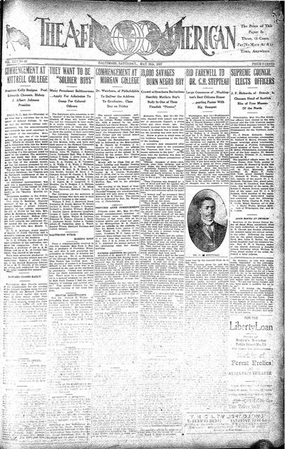 The Afro-American, May 26, 1917