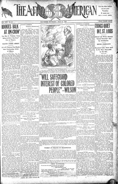 The Afro-American, Jul 14, 1917