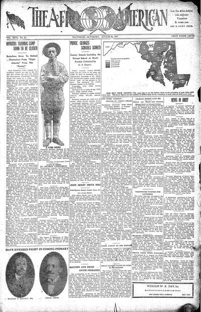 The Afro-American, Aug 25, 1917