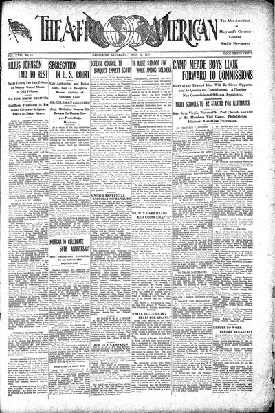 The Afro-American, Nov 24, 1917