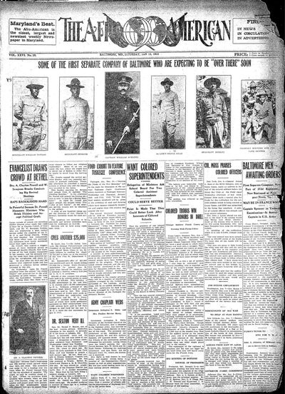 The Afro-American, Jan 12, 1918