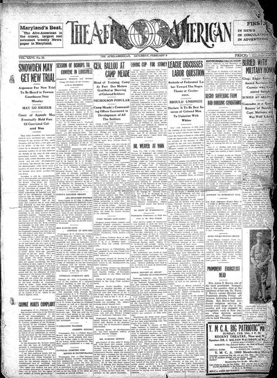 The Afro-American, Feb 9, 1918